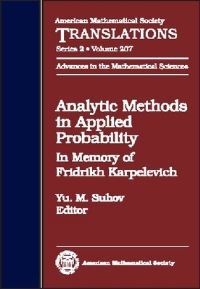 Book Cover for Analytical Methods in Applied Probability by Yu Suhov