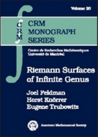 Book Cover for Riemann Surfaces of Infinite Genus by Joel S Feldman, Horst Knörrer, E Trubowitz, American Mathematical Society, Université de Montréal