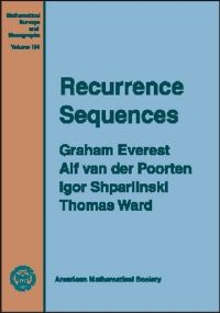 Book Cover for Recurrence Sequences by Graham Everest, American Mathematical Society