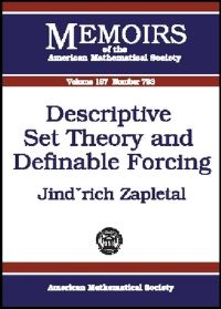 Book Cover for Descriptive Set Theory and Definable Forcing by Jindrich Zapletal