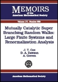 Book Cover for Mutually Catalytic Super Branching Random Walks by J T Cox, Donald Andrew Dawson, Andreas Greven