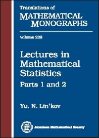 Book Cover for Lectures in Mathematical Statistics. Parts 1 and 2 by IU N Linkov
