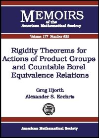 Book Cover for Rigidity Theorems for Actions of Product Groups and Countable Borel Equivalence Relations by Greg Hjorth, A S Kechris