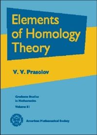 Book Cover for Elements of Homology Theory by V V Prasolov