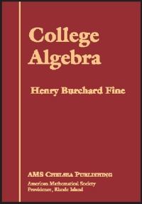 Book Cover for College Algebra by Henry B Fine