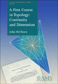 Book Cover for A First Course in Topology by John McCleary