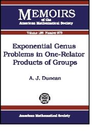 Book Cover for Exponential Genus Problems in One-Relator Products of Groups by A J Duncan
