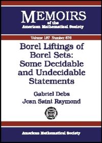 Book Cover for Borel Liftings of Borel Sets by Gabriel Debs, Jean Saint Raymond