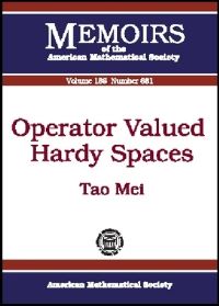 Book Cover for Operator Valued Hardy Spaces by Tao Mei