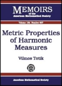 Book Cover for Metric Properties of Harmonic Measures by V Totik