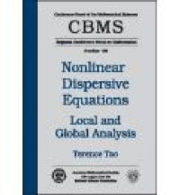 Book Cover for Nonlinear Dispersive Equations by Terence Tao