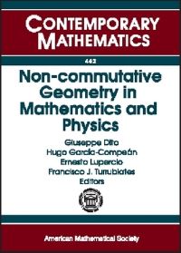 Book Cover for Non-Commutative Geometry in Mathematics and Physics by Giuseppe Dito, American Mathematical Society