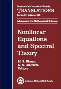 Book Cover for Nonlinear Equations and Spectral Theory by M Sh Birman, N N Uraltseva, O A Ladyzhenskaia
