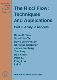 Book Cover for The Ricci Flow: Techniques and Applications by Bennett Chow