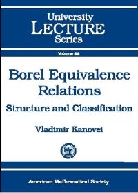 Book Cover for Borel Equivalence Relations by V G Kanovei