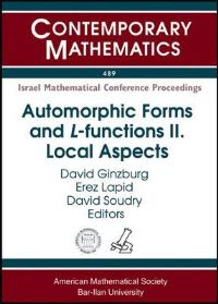 Book Cover for Automorphic Forms and L-Functions II by American Mathematical Society