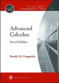 Book Cover for Advanced Calculus by Patrick Fitzpatrick, American Mathematical Society