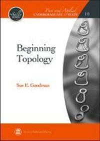 Book Cover for Beginning Topology by Sue E Goodman