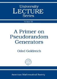 Book Cover for A Primer on Pseudorandom Generators by Oded Goldreich