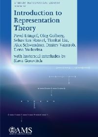 Book Cover for Introduction to Representation Theory by P I Etingof