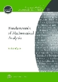 Book Cover for Fundamentals of Mathematical Analysis by Paul J Sally
