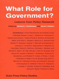 Book Cover for What Role for Government? by Richard J Zeckhauser, Derek Leebaert