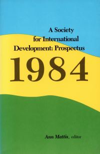 Book Cover for A Society for International Development by Ann Mattis