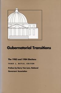 Book Cover for Gubernatorial Transitions by Thad L Beyle