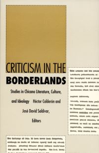 Book Cover for Criticism in the Borderlands by Héctor Calderón, José David Saldívar