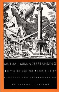 Book Cover for Mutual Misunderstanding by Talbot J Taylor