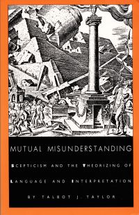 Book Cover for Mutual Misunderstanding by Talbot J Taylor