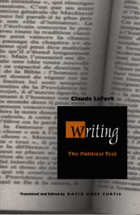 Book Cover for Writing by Claude Lefort
