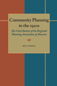Book Cover for Community Planning in the 1920S by Roy Lubove