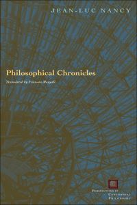 Book Cover for Philosophical Chronicles by JeanLuc Nancy