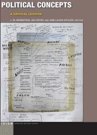 Book Cover for Political Concepts by Adi Ophir, Ann Laura Stoler