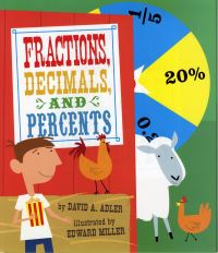 Book Cover for Fractions, Decimals, and Percents by David A Adler