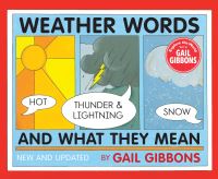 Book Cover for Weather Words and What They Mean by Gail Gibbons