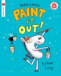 Book Cover for Horse & Buggy Paint It Out! by Ethan Long