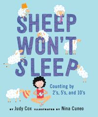Book Cover for Sheep Won't Sleep by Judy Cox