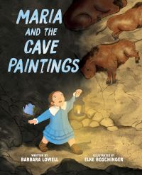 Book Cover for Maria and the Cave Paintings by Barbara Lowell