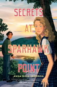 Book Cover for Secrets at Sparhawk Point by Anna Rose Johnson