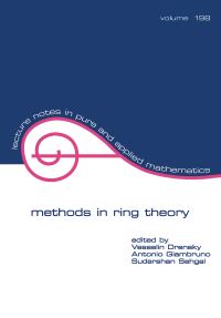 Book Cover for Methods in Ring Theory by Vesselin S Drensky, A Giambruno, Sudarshan K Sehgal