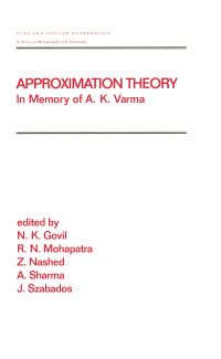 Book Cover for Approximation Theory by Arun Kumar Varma, N K Govil