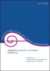 Book Cover for Algebra and Number Theory by Mhammed Boulagouaz, JeanPierre Tignol