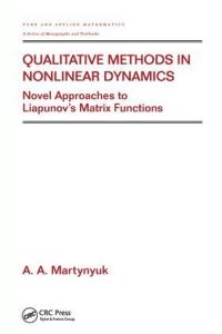 Book Cover for Qualitative Methods in Nonlinear Dynamics by A A Martyniuk