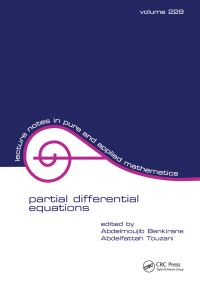 Book Cover for Partial Differential Equations by International Conference on Partial Differential Equations, A Benkirane, Abdelfattah Touzani