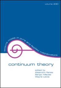 Book Cover for Continuum Theory by Sam B Nadler, Alejandro Illanes, Sergio Macías, Wayne Lewis