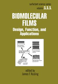 Book Cover for Biomolecular Films by James F Rusling