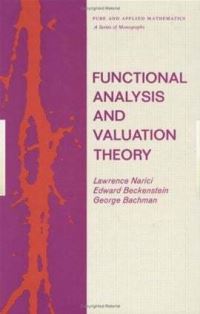 Book Cover for Functional Analysis and Valuation Theory by Lawrence Narici, Edward Beckenstein, George Bachman