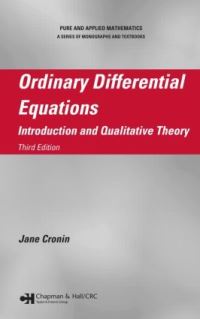 Book Cover for Ordinary Differential Equations by Jane Cronin